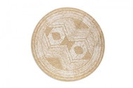 ELLE Decoration  Kusový koberec Gemini 106032 Ochre kruh  140 × 140 (průměr) kruh - Koberec
