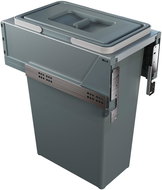 Elletipi BLOCK Built-in, pull-out 35 l, 35 cm, grey - Rubbish Bin