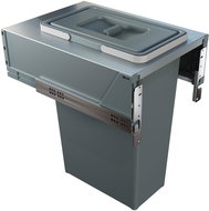 Elletipi BLOCK Built-in, pull-out 35 l, 40 cm, grey - Rubbish Bin