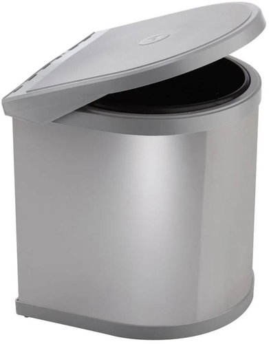 Elletipi RING Built-in for door, 10 l, stainless steel - Rubbish Bin - Main image