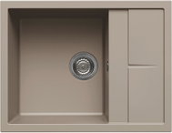 ELLECI Unico 125 65 × 50 1VG G43 - Granite Sink