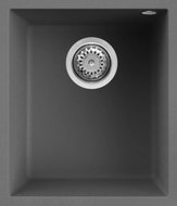 Elleci QUADRA 100 K99 bottom mounting, grey - Granite Sink