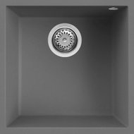 Elleci QUADRA 102 K99 spodní montáž, šedý - Granite Sink