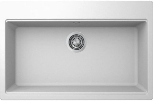 Elleci TIME 130 G68 white - Granite Sink - Main image