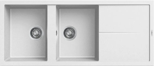 Elleci UNICO 500 K96 white - Granite Sink - Main image