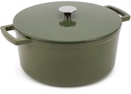 Elmich Ember enamelled cast iron pot, 24cm diameter, olive green - Pot