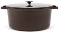 Elmich Ember enamelled cast iron pot, 28cm diameter, brown - Pot