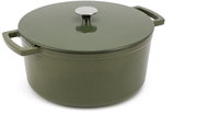 Elmich Ember enamelled cast iron pot, 28cm diameter, olive green - Pot