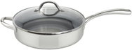ELO Relief Evolution Hluboká pánev s pomocnou rukojetí a skleněnou poklicí, průměr 28 cm PREMIUM - Pan