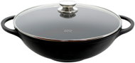 ELO Alucast Pánev WOK se skleněnou poklicí, průměr 32 cm - Wok Pan
