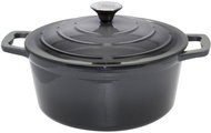 ELO Cast iron pot with lid 26 cm, grey - Pot