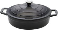 ELO Cast iron casserole with lid 28 cm, grey - Casserole Pot
