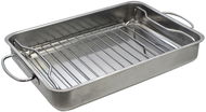 ELO Basic Pekáč s grilovacím roštěm 34 × 24 × 5,5 cm, nerezový - Pekáč