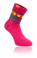 Socks from grandma Pink hand knitted size. S - Charity