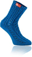 Socks from grandma Blue hand knitted, size. XL - Charity