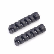 ELPINIO Cable Connector Protection - Spiral Black, 2 pcs - Cable Organiser