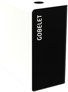 Sorted waste bin - clear glass, Rossignol Cubatri, 55411, 90 L, white - Rubbish Bin