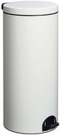 Pedal basket Rossignol Elora 90233, 30 L, white, RAL 9016 - Rubbish Bin