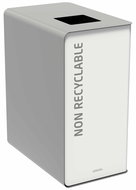Sorted waste bin - mixed waste, Rossignol Cubatri, 55413, 90 L, grey - Rubbish Bin