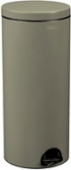 Pedal bin Rossignol Sania 90161, silent closing, 30 L, grey-green, RAL 7033 - Rubbish Bin