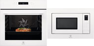 ELECTROLUX 700 SENSE SenseCook EOE7C31V + ELECTROLUX 600 FLEX Grill LMS4253TMW - Built-in Oven & Microwave Set