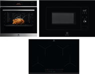 ELECTROLUX 700 EOC8P39WX + ELECTROLUX 700 SENSE EIS8134 + ELECTROLUX 300 LMS2203EMK - Oven, Cooktop and Microwave Set