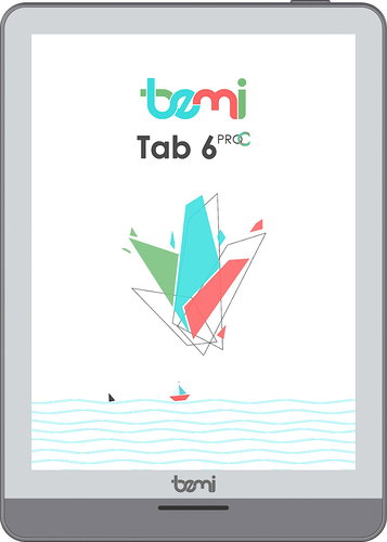 Bemi Cognita Tab6 ProC Black - Ebook olvasó - Fő fotó