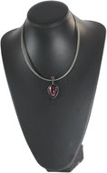 E. L. 24 D Light amethyst glass - Necklace