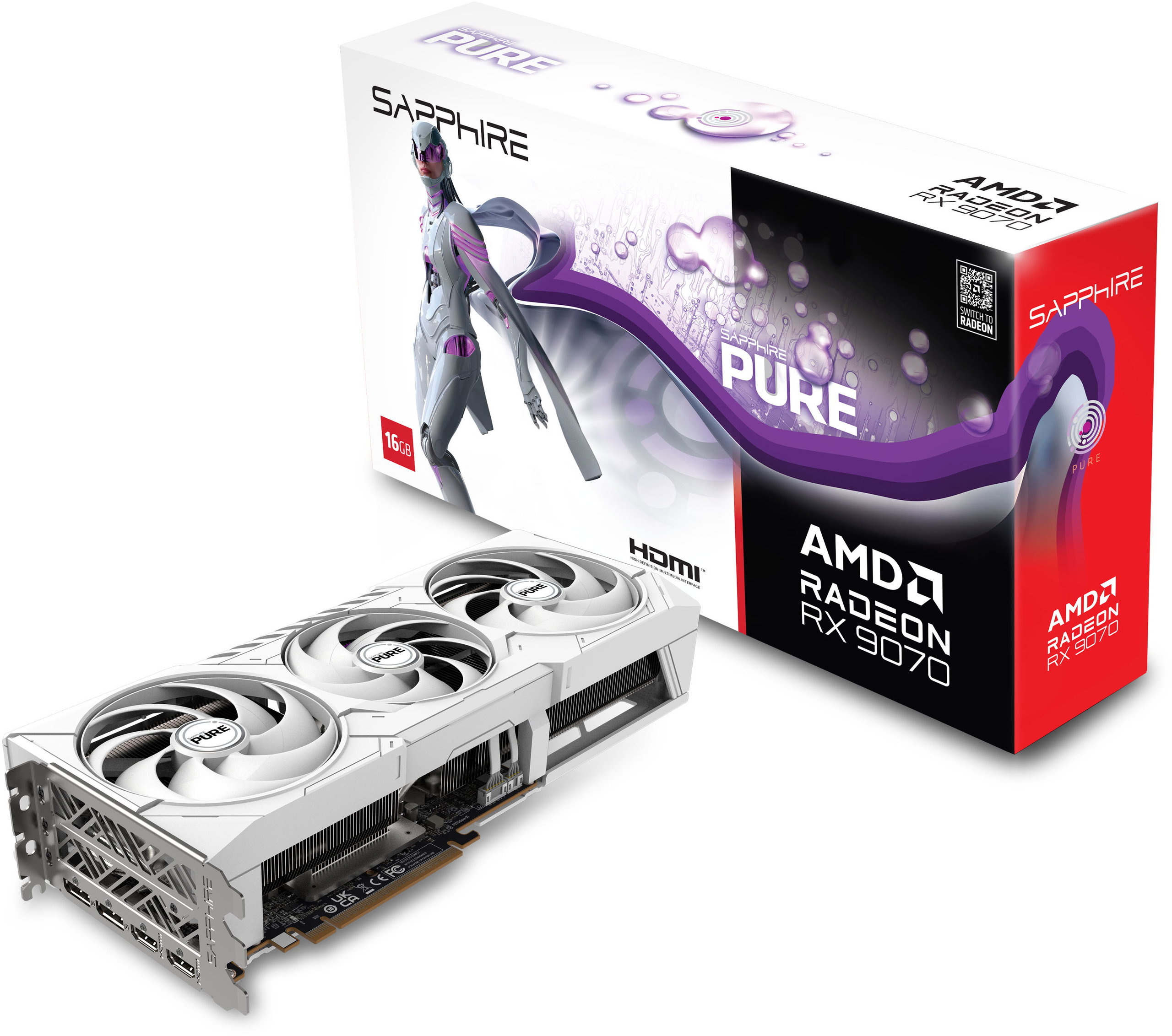 Sapphire PURE RX 9070 Gaming OC 16G