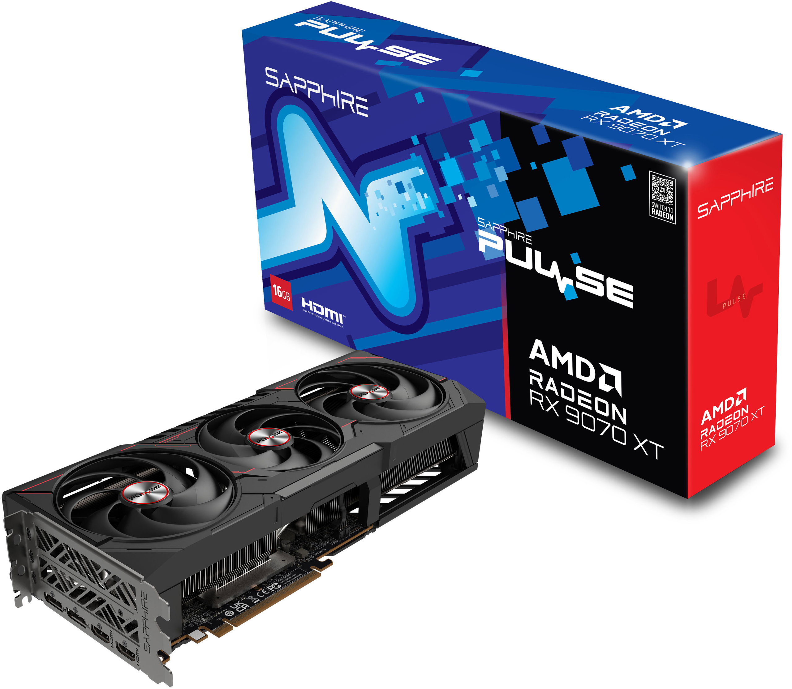 Sapphire PULSE RX 9070 XT GAMING 16G