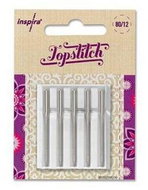 Jehly Inspira Pfaff, Husqvarna 620099196 topstitch - 100 - 5 ks - Jehla