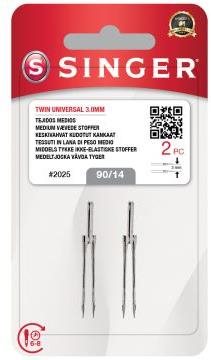 Needles Singer 2025 - 90/14, 3,0 mm - 2 pcs - Twin - Needle - Main image