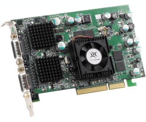 MATROX Parhelia QID 4xDVI 128MB DDR, AGP8x, retail - Graphics Card - Hauptbild
