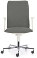 EMAGRA FLAP sivá/biela - Kancelárska stolička