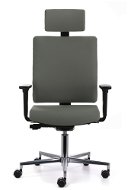 EMAGRA BUTTERFLY Grey with Aluminium Cross - Office Chair