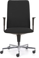 EMAGRA FLAP čierna s hliníkovým krížom - Kancelárska stolička