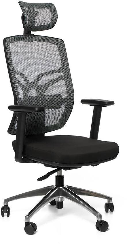 EMAGRA X8 Black with Aluminium Cross Office Chair alza.sk