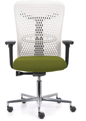 EMAGRA ATHENA IVORY Green - Office Chair - Main image