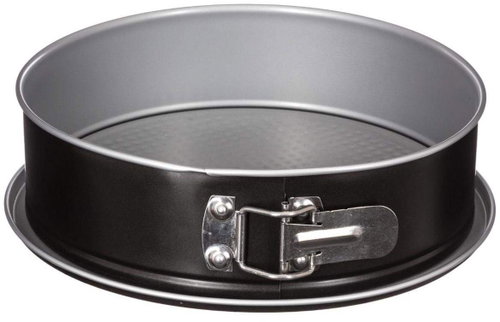 Secret de Gourmet Round metal baking tray 24 cm, black - Baking Mould - Main image