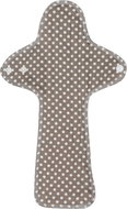 Emmie´s Night/Postpartum Maxi plus bio-cotton cloth napkin, Brown Dots, 1 piece - Sanitary Pads