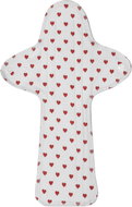 Emmie´s Night/Postpartum Organic Cotton Maxi plus, White Hearts, 1 piece - Sanitary Pads
