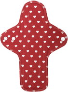 Emmie´s Night/Postpartum Organic Cotton Maxi Pad, Red Hearts, 1 pc - Sanitary Pads