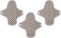 Emmie´s Slipové látkové vložky z biobavlny Mini, Brown Dots, 3 ks - Slipové vložky