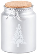EMOCIO Vánoční sklo True Joy vonná Winter Berry Ivy, stříbrné - Candle