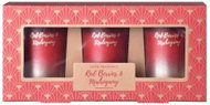 EMOCIO Vánoční votiv vonná Red Berries & Mahogany 3 ks červená - Candle Set