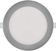 EMOS LED-Deckenleuchte NEXXO silber, 17 cm, 12,5 W, warm/neutralweiß - LED-Licht