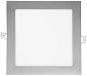 LED světlo EMOS LED podhledové svítidlo NEXXO stříbrné, 17,5 x 17,5 cm, 12,5 W, teplá/neutrální bílá - LED světlo