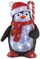 EMOS LED vánoční tučňák, 30,5 cm, venkovní i vnitřní, studená bílá - Dekorativní osvětlení