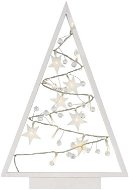 EMOS LED dekoráció - világító karácsonyfa, 40cm, 2x AA, beltéri, meleg fehér, időzítő - Műfenyő