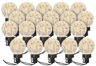 EMOS LED light chain - 20x party bulbs, 7,6 m, indoor and outdoor, warm white - Light Chain